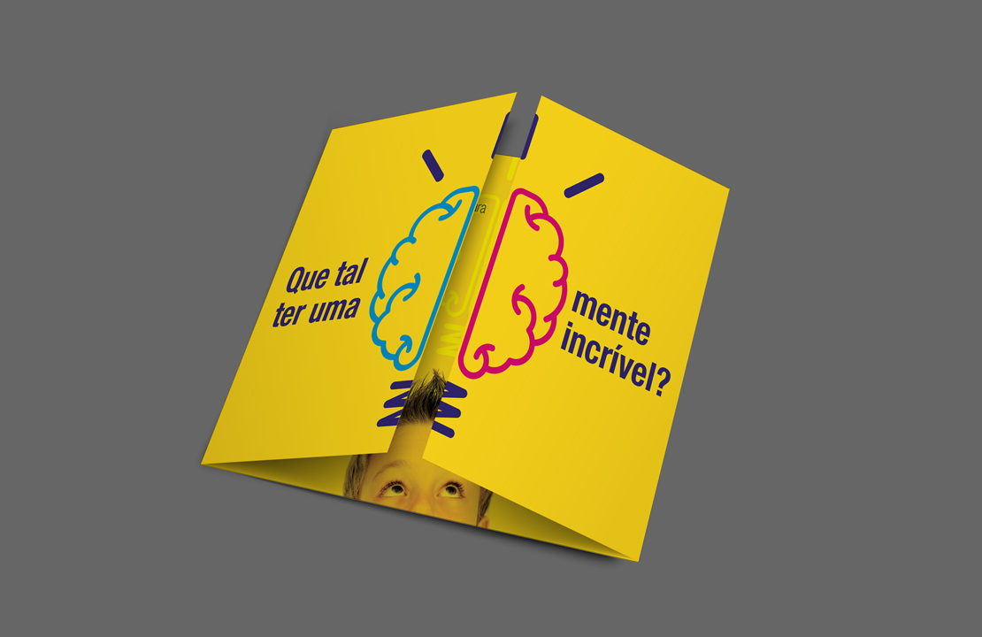 Folder Incrível Mente - Folder fechado