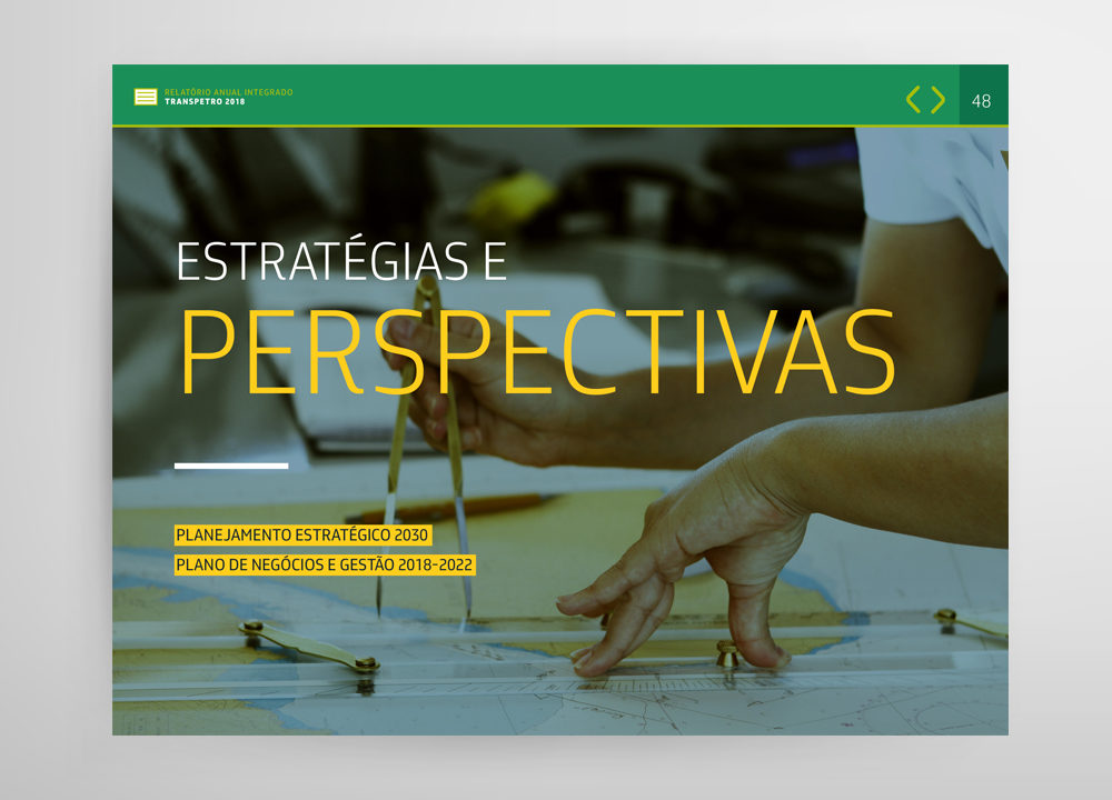 Abertura de Capítulo - Relatório Integrado Transpetro