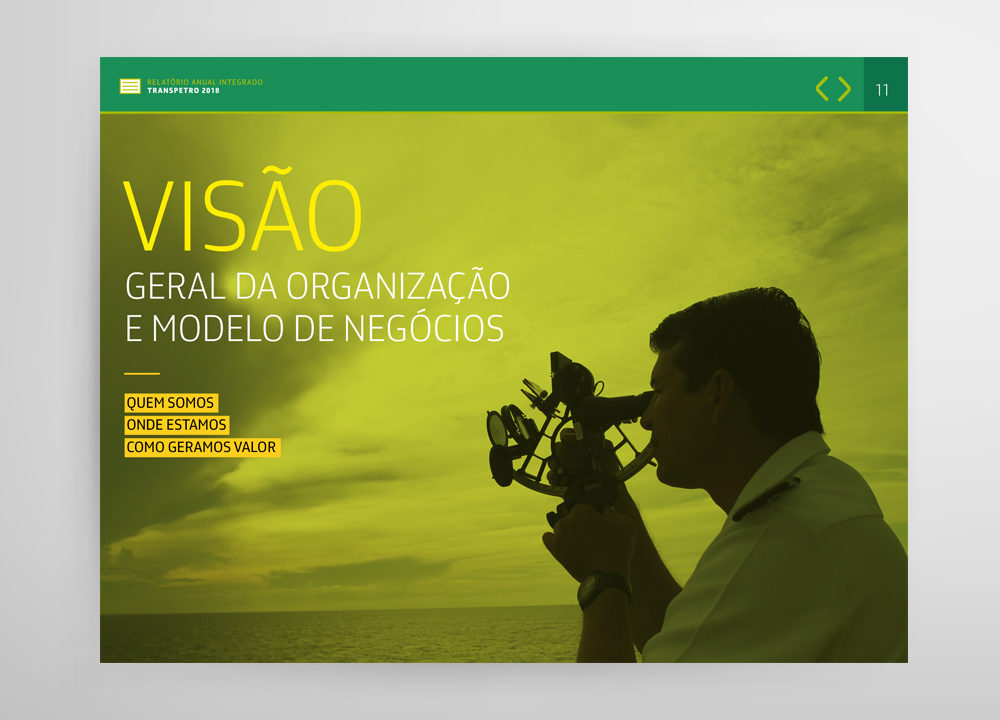 Abertura de Capítulo - Relatório Integrado Transpetro